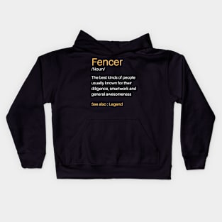 Best Fencer Kids Hoodie